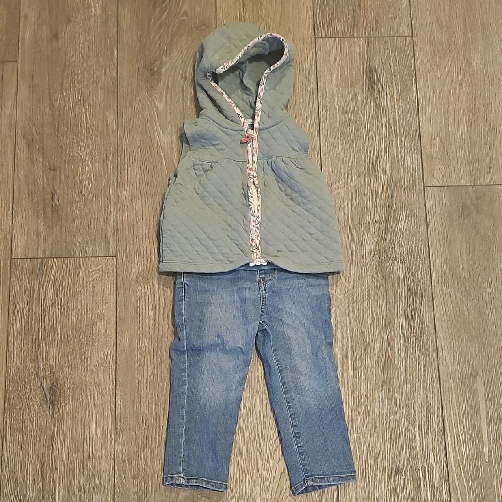 Children's Quilted Vest and Jean bundle